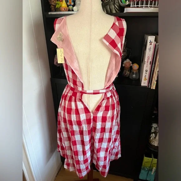 Broken zipper uk16 us 12 xl Lindy bop dress new with tags - Picture 3 of 3